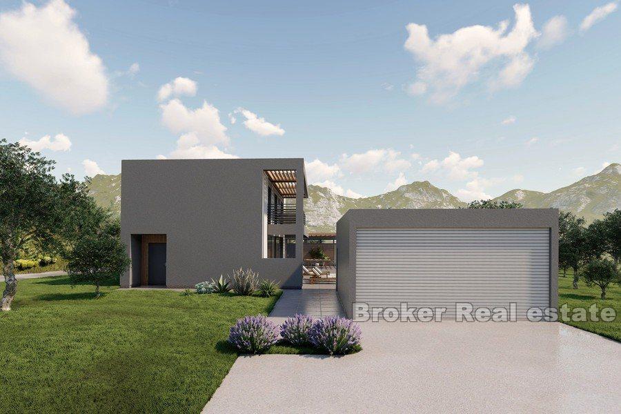 Haus im Bau mit Meerblick