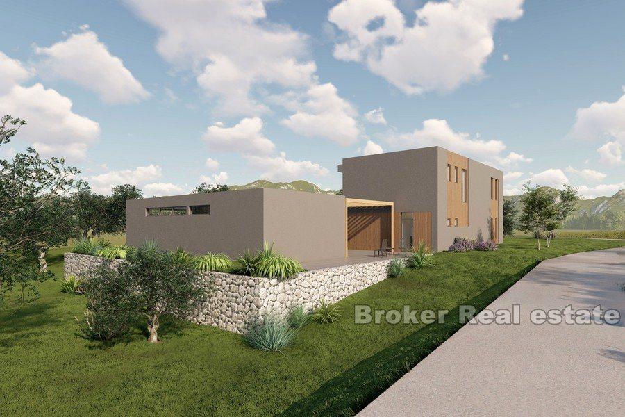 Casa in costruzione con vista mare