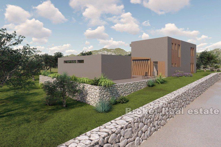 Casa in costruzione con vista mare