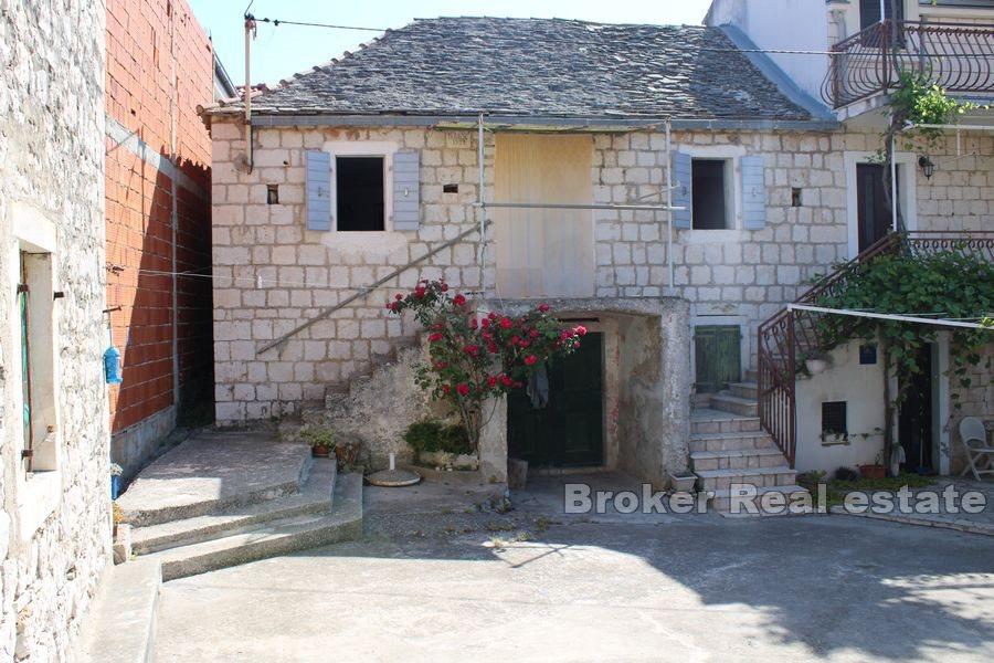 Stone house in the center