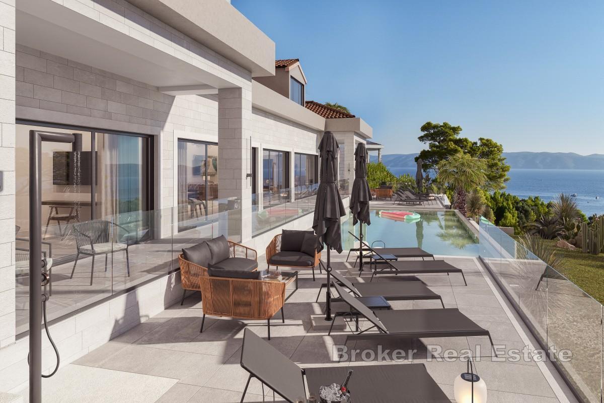 Vila u izgradnji prvi red do mora