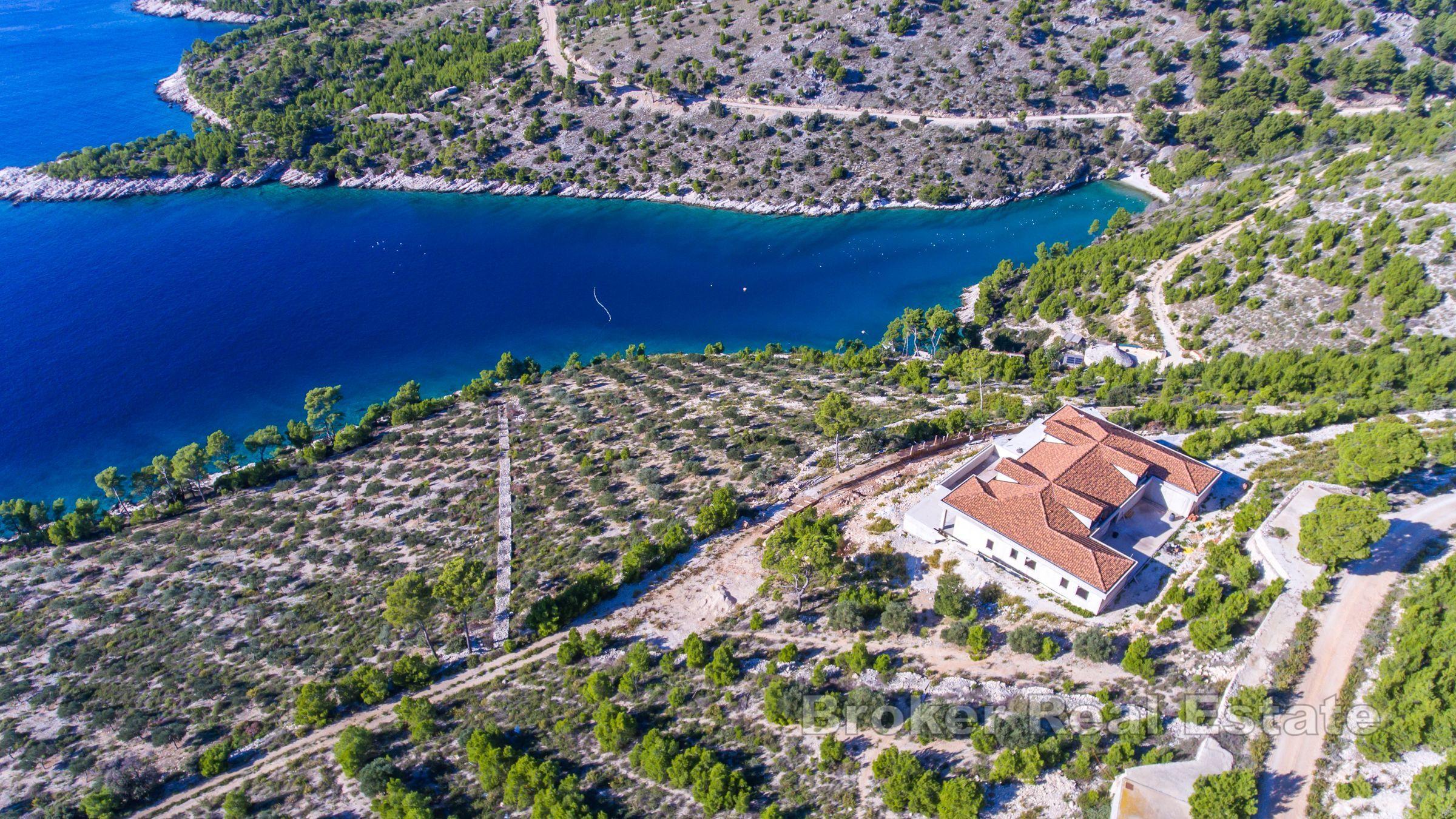 Villa im Bau erste Reihe zum Meer