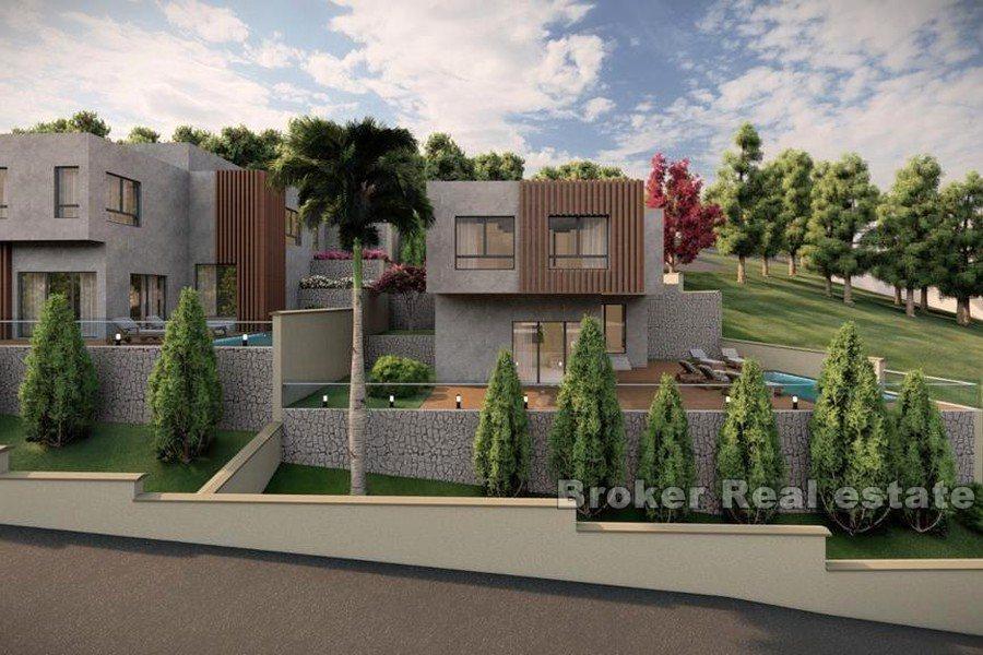 Complexe de villas avec vue mer