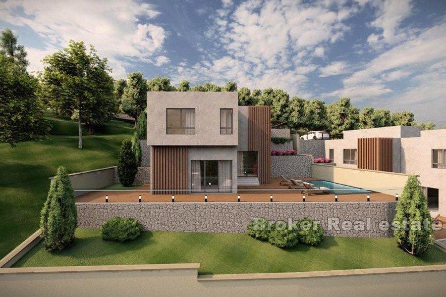 Complexe de villas avec vue mer