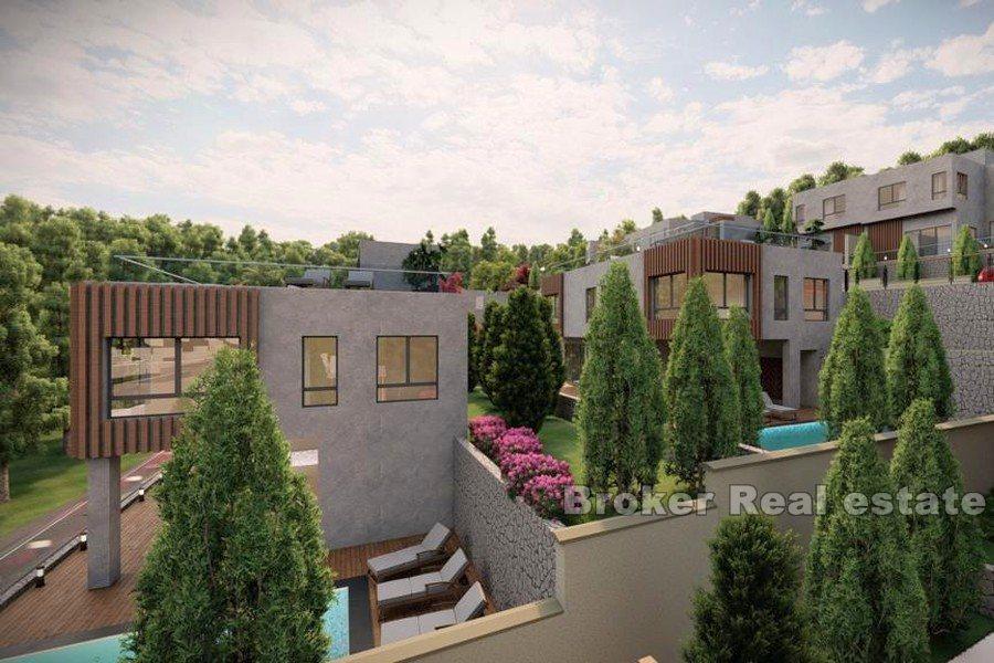 Detached villa with open sea view