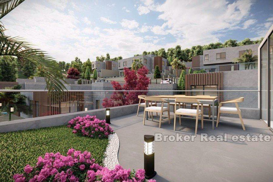 Detached villa with open sea view