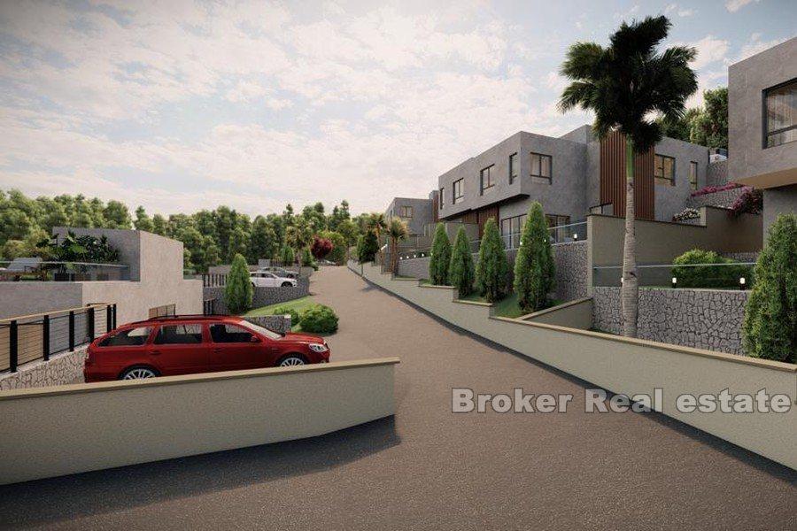 Detached villa with open sea view