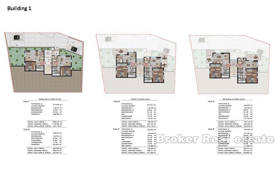 Luxuswohnungen im Neubau