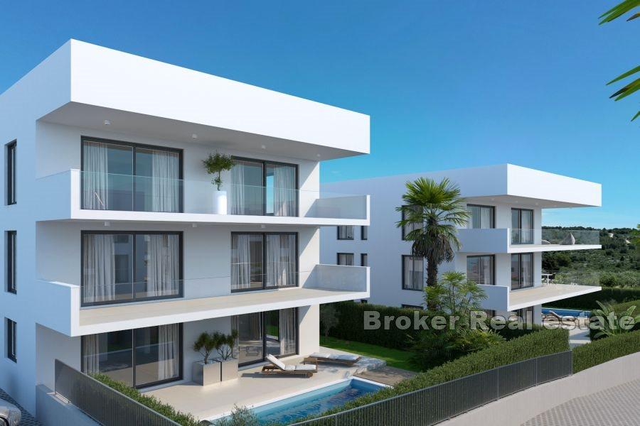 Appartements modernes dans un nouveau bâtiment