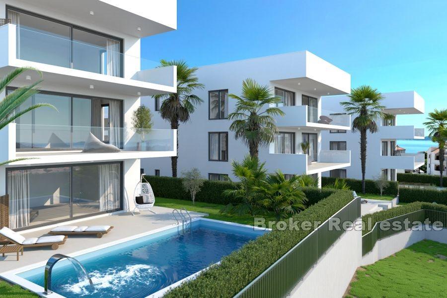 Apartamenty z basenem w nowym budynku