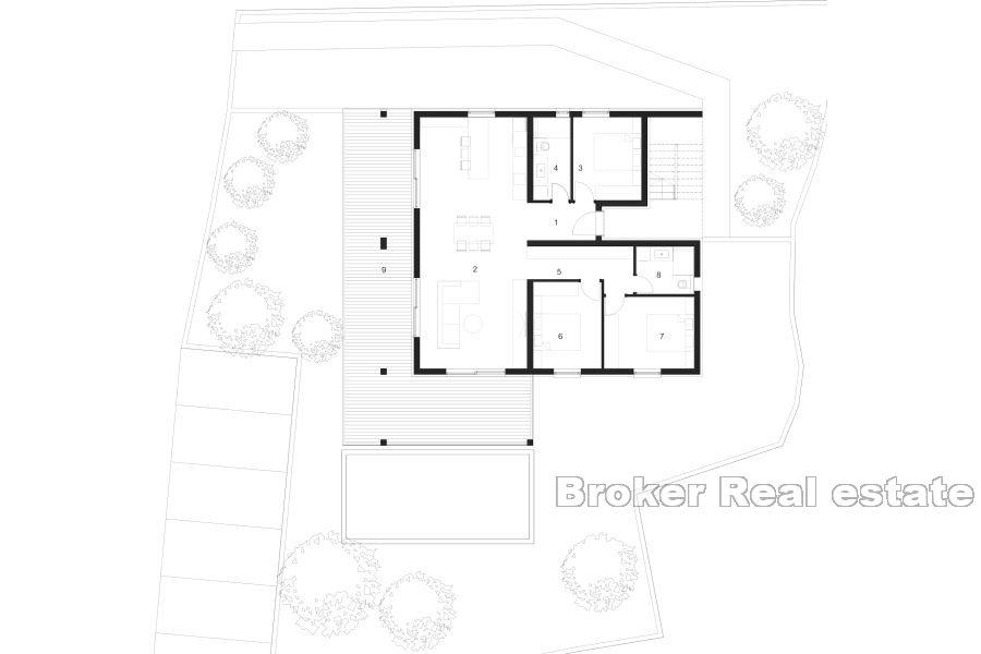 Appartamenti in costruzione con giardino e piscina