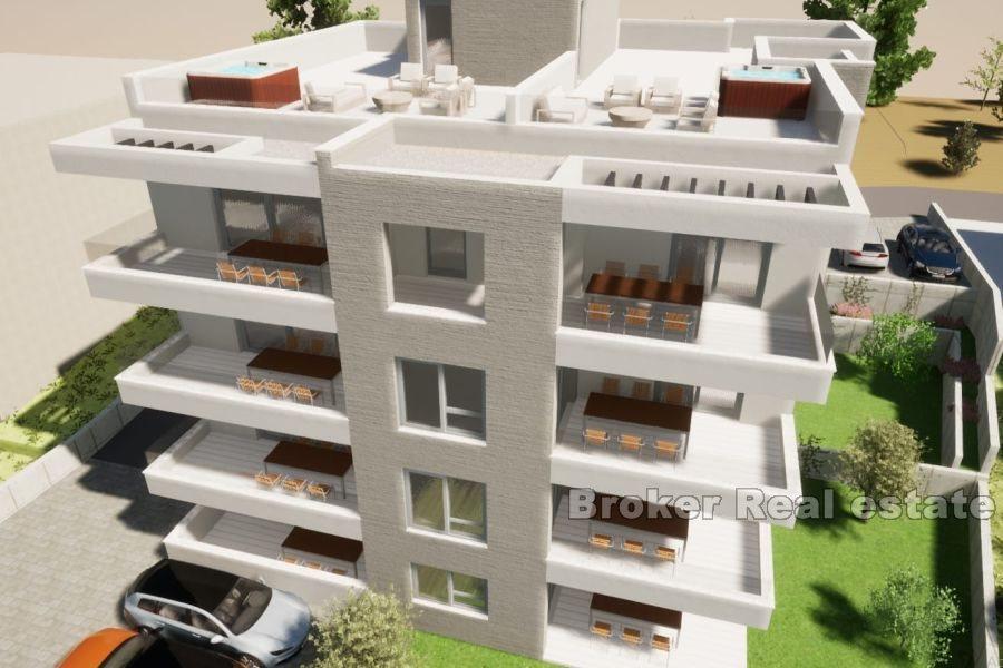 Apartments under construction with sea view