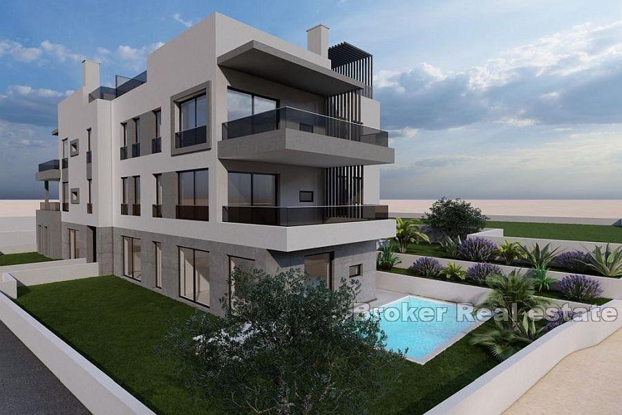 Luxury apartments with private pool