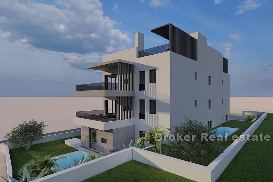 Luxury apartments with private pool
