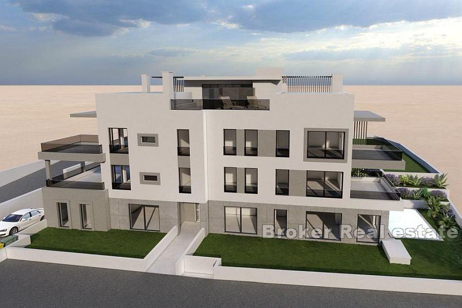 Luxury apartments with private pool