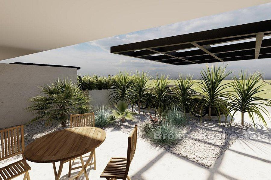 Apartments with a view of the sea and the courtyard