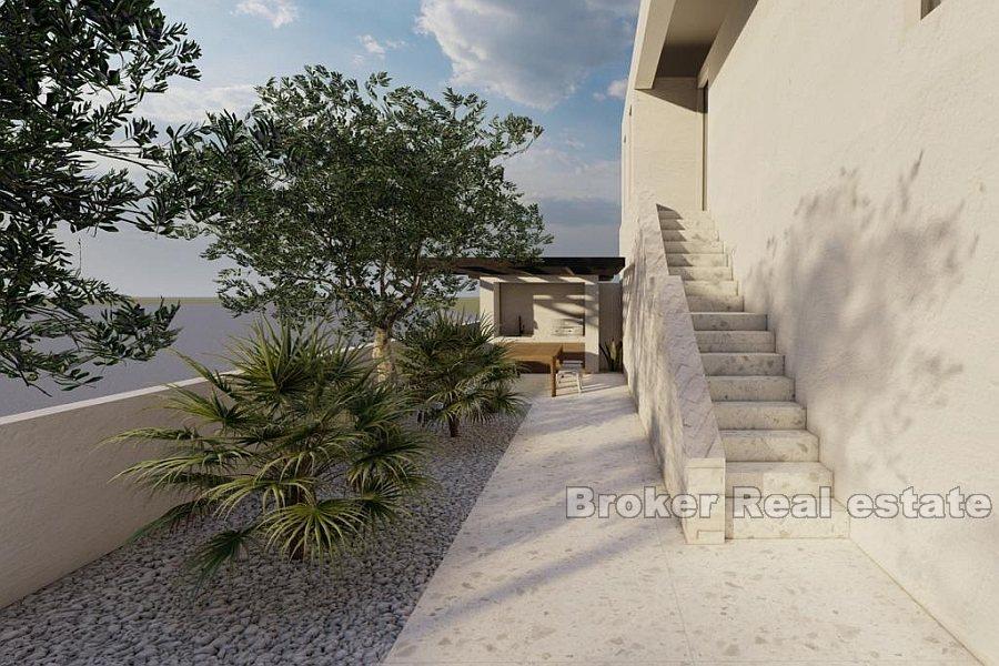 Lyxig takvåning med öppen havsutsikt