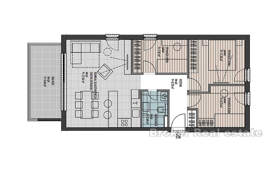 Apartamenty z widokiem na morze