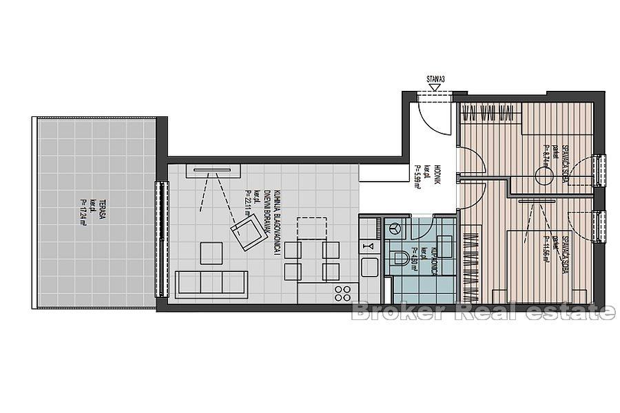 Apartamenty z widokiem na morze