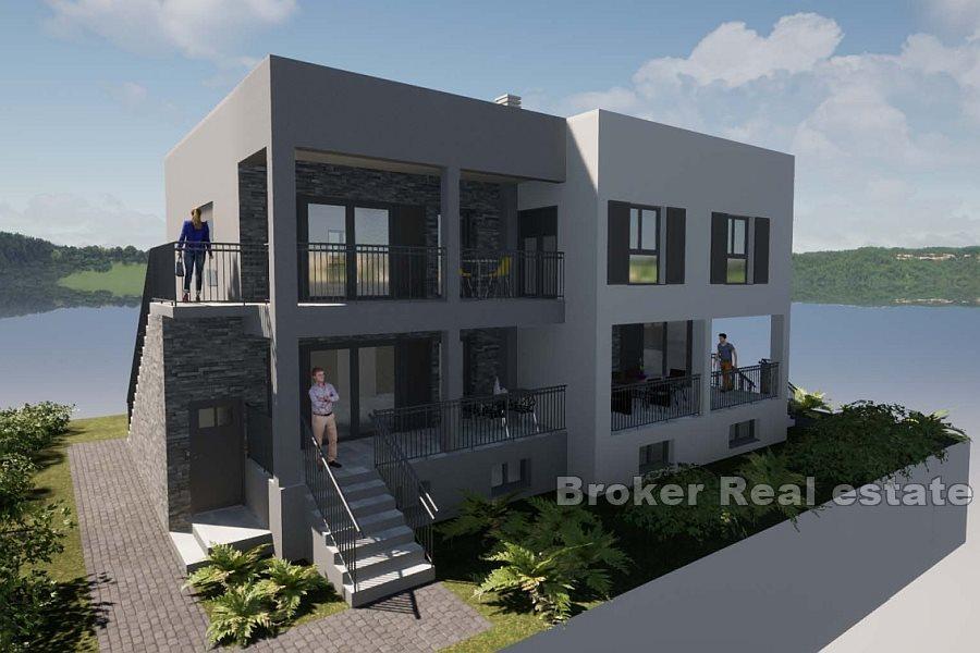 Unfinished house with sea view