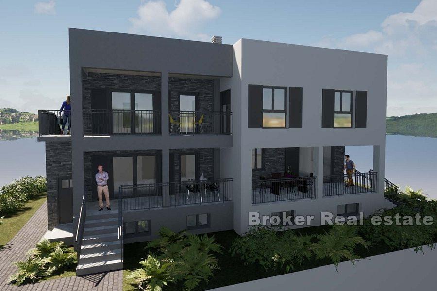 Unfinished house with sea view