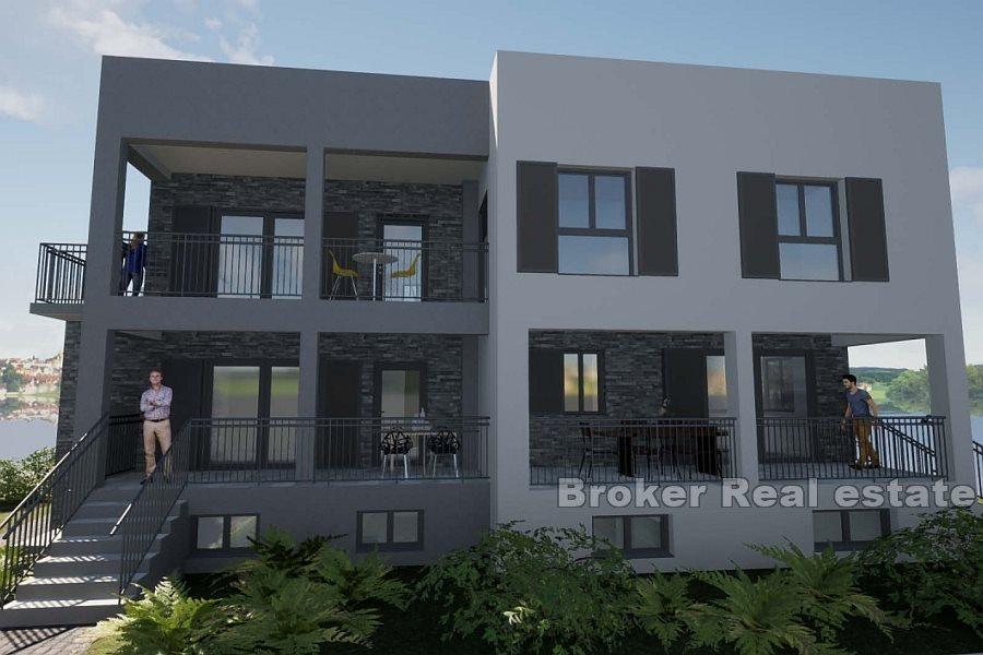 Unfinished house with sea view