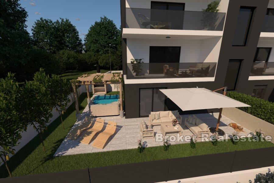 Moderne Wohnungen im Bau