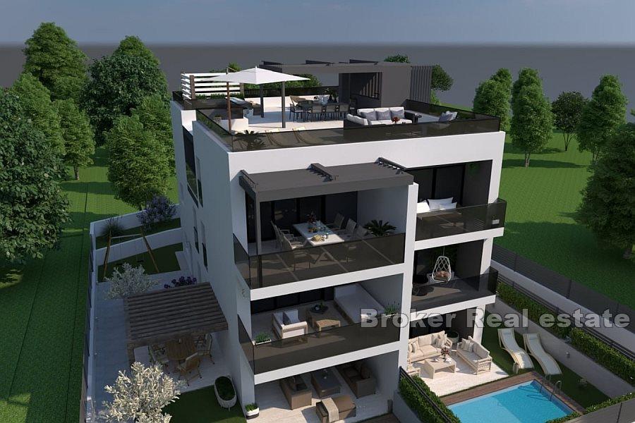 Luxusní apartmány s vlastním bazénem