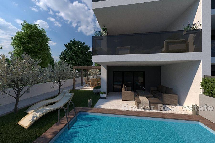 Luxusní apartmány s vlastním bazénem