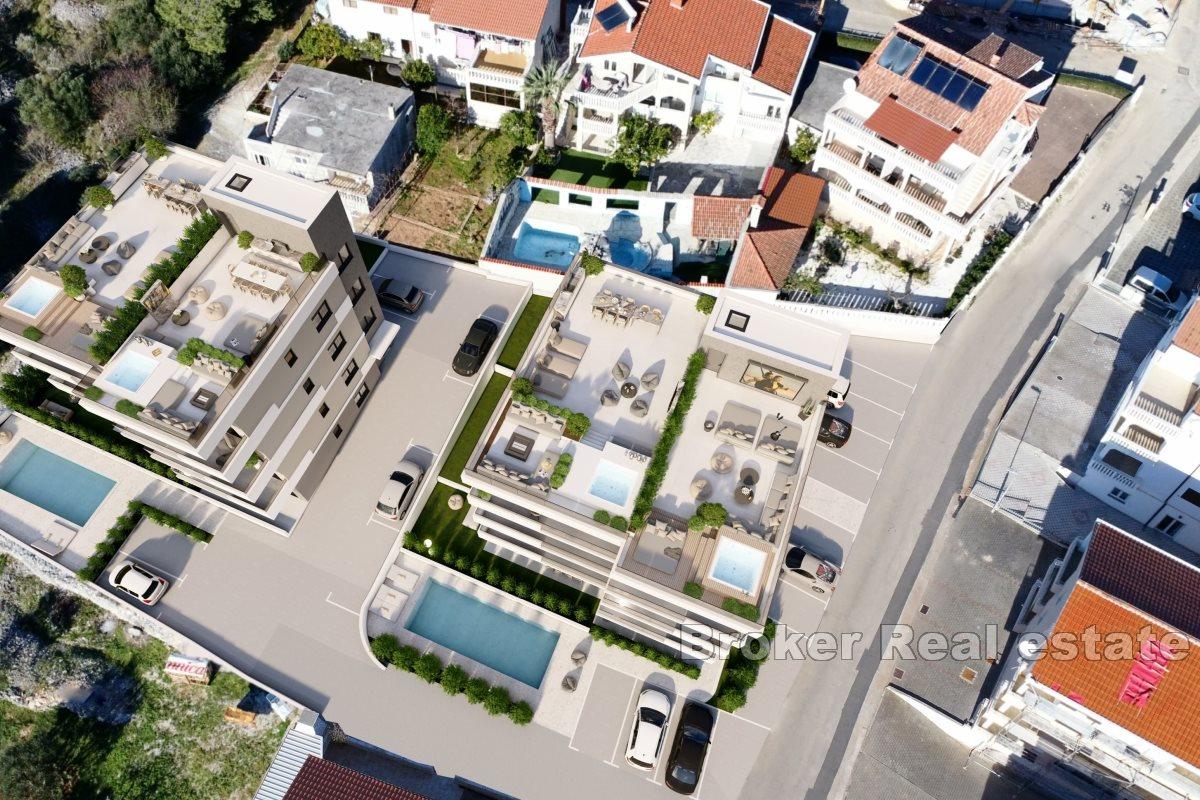 Bostadshus med pool