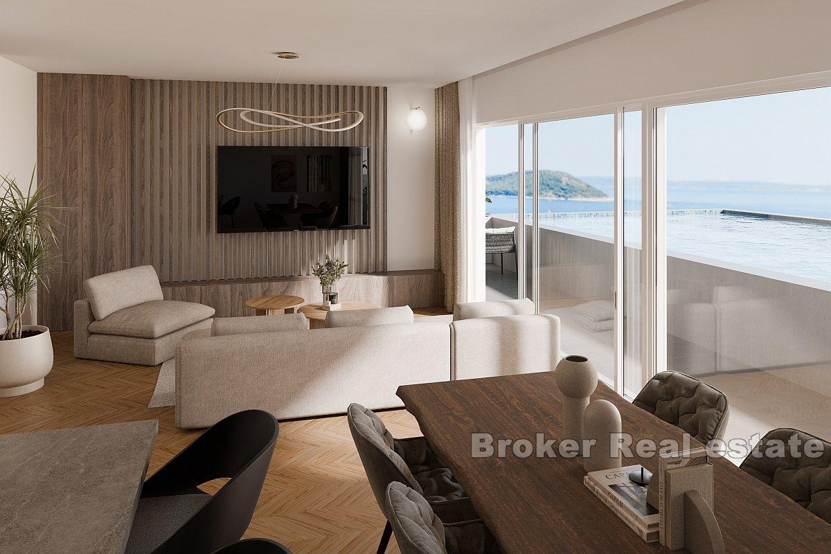 Luksusowy penthouse z otwartym widokiem na morze