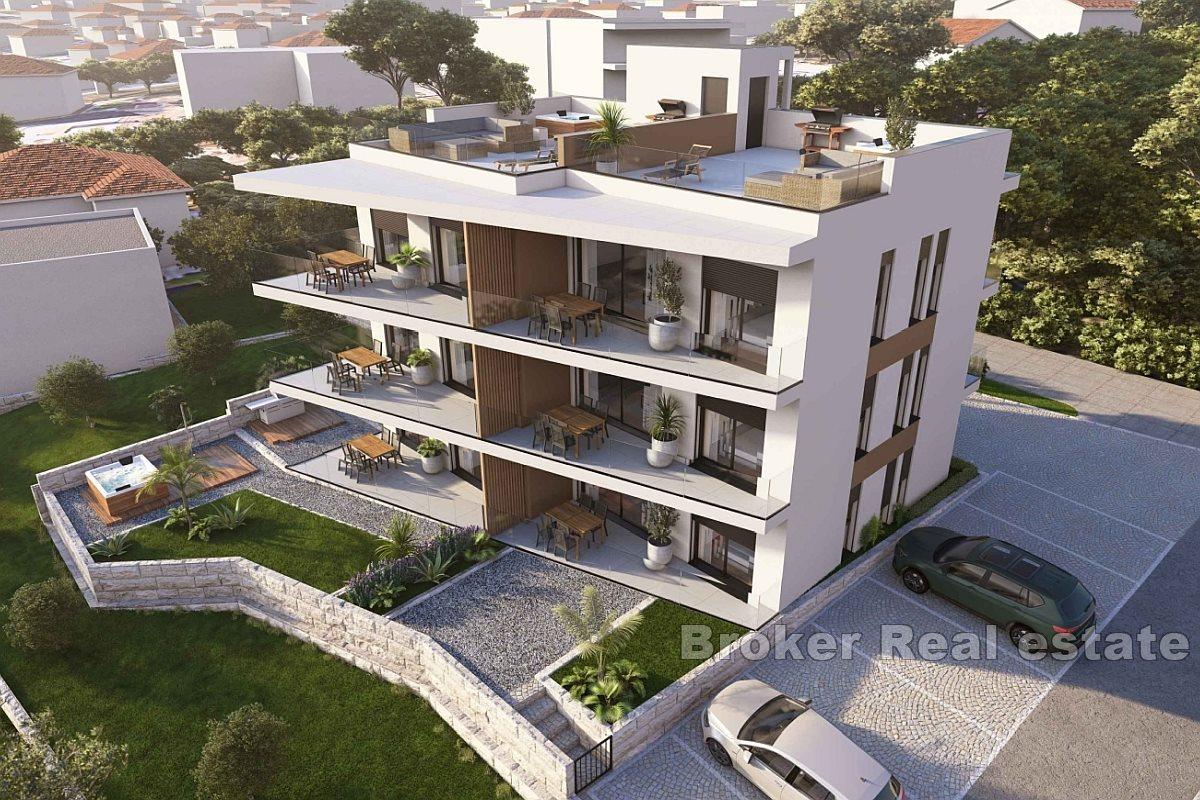 Luxury apartments in a new building