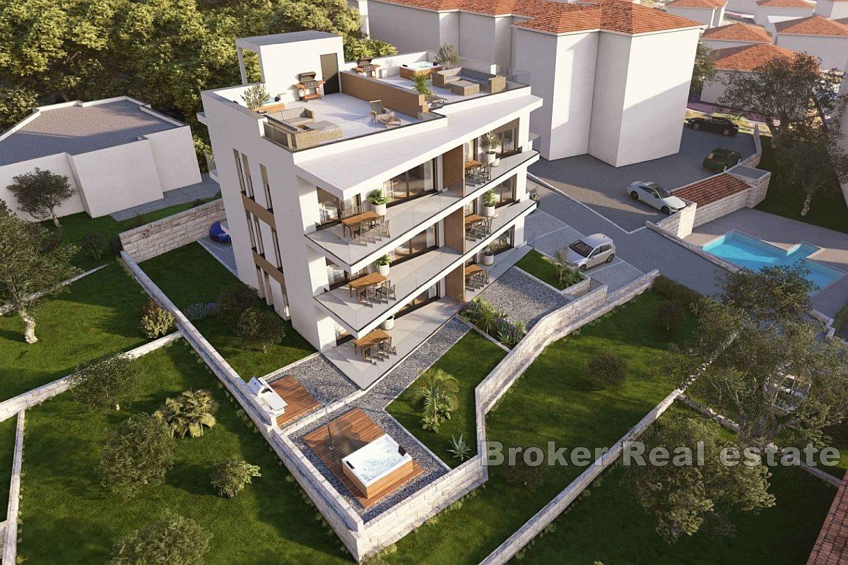 Luxury apartments in a new building