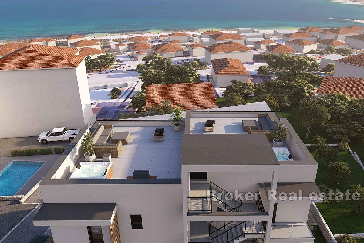 Luxury apartments in a new building