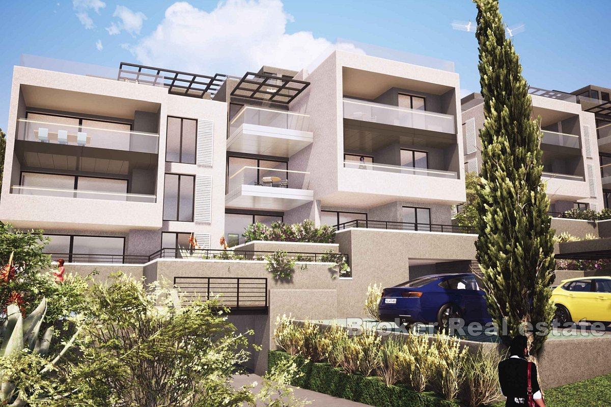 Moderní třípokojový apartmán s výhledem na moře