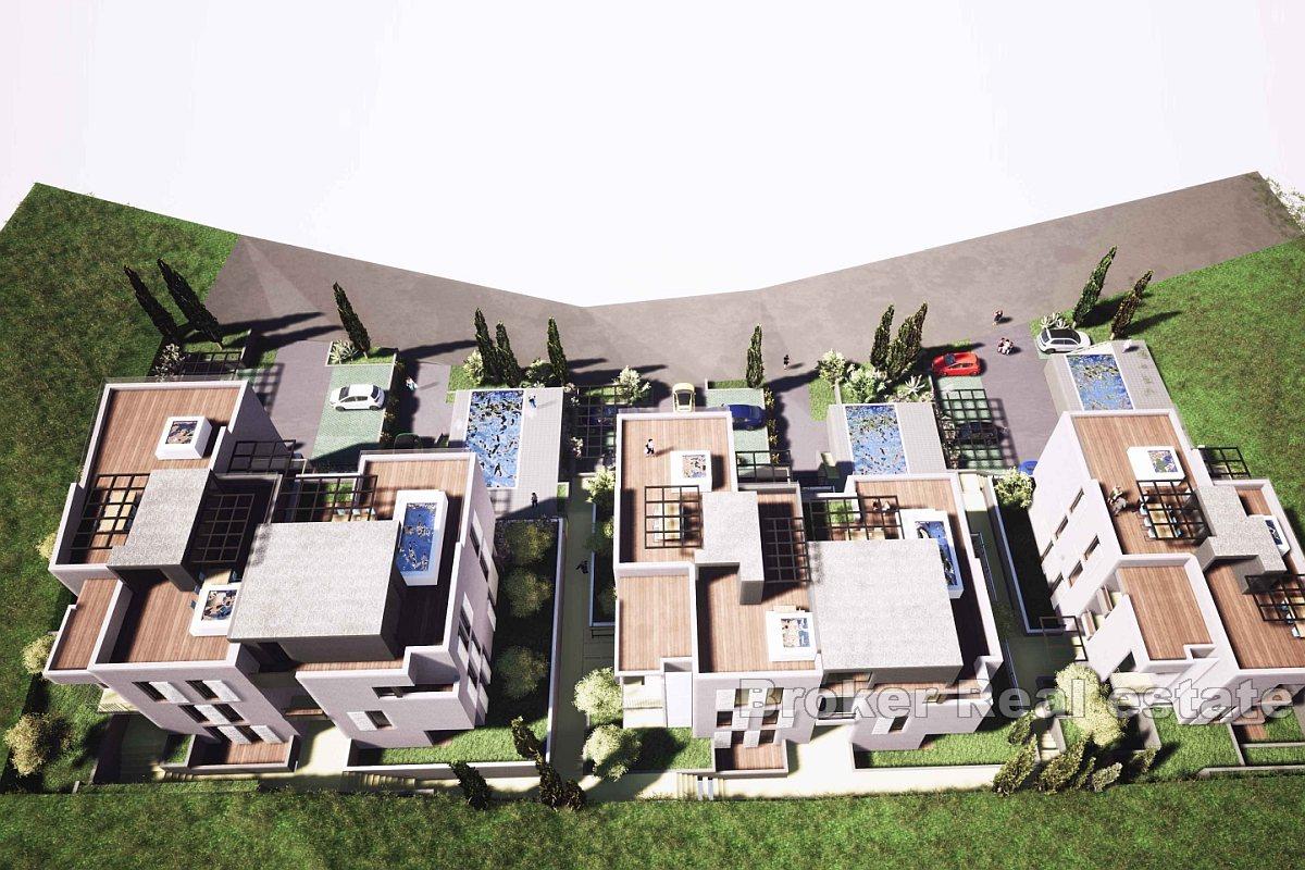 Moderní třípokojový apartmán s výhledem na moře