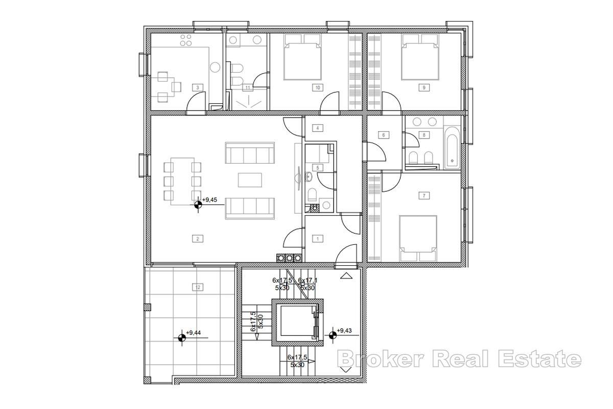 Luxuriöse Drei-Zimmer-Wohnung in begehrter Lage