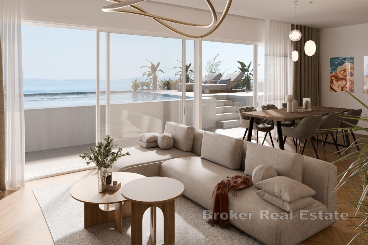 Luksuzan penthouse stan s bazenom i pogledom na more