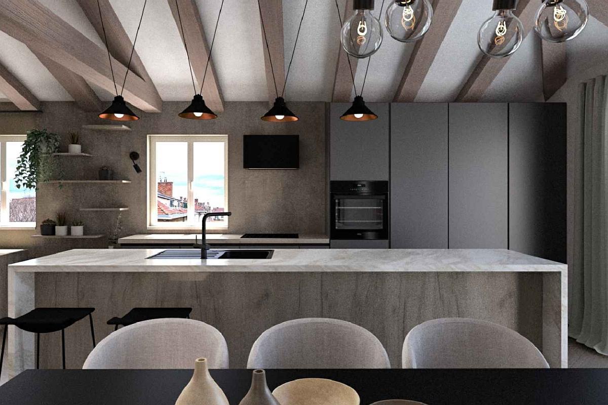 Spacious apartment with a terrace for renovation in a prime location