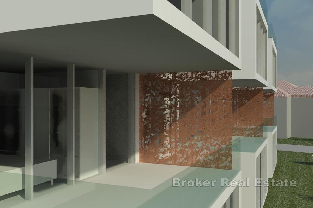 Moderne rekkehusvilla med havutsikt