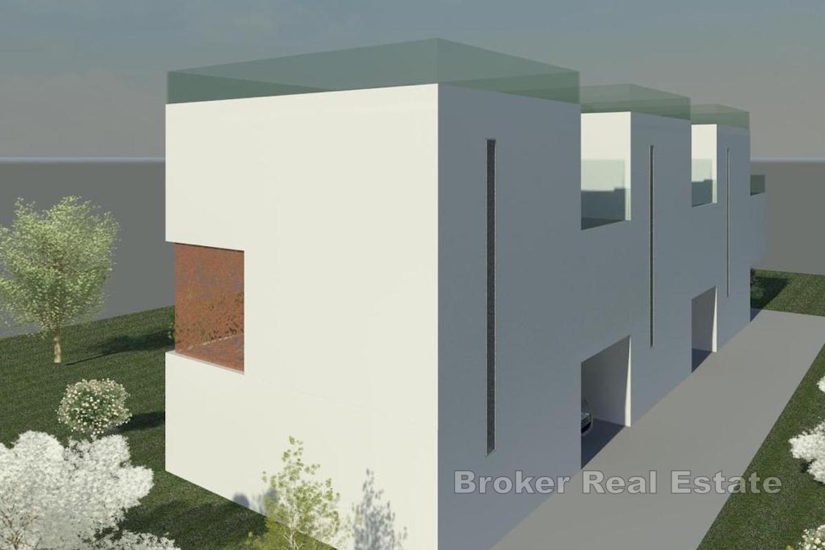 Villa mitoyenne moderne avec vue mer