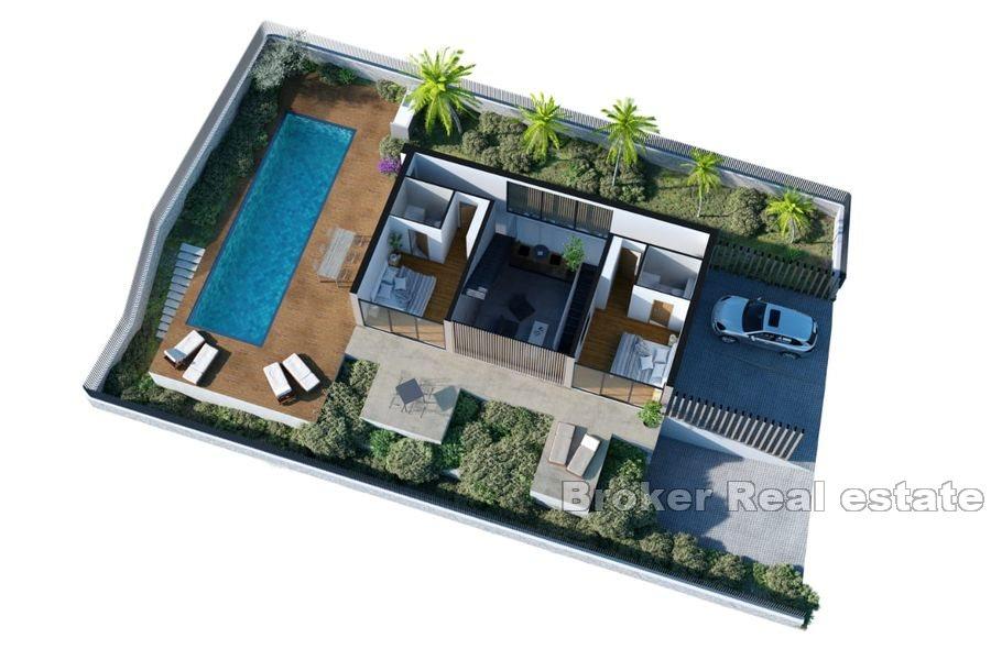 Unik villa med pool och havsutsikt