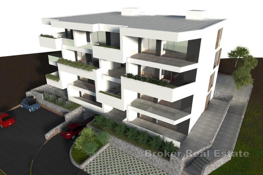 Apartmán se dvěma ložnicemi a výhledem na moře