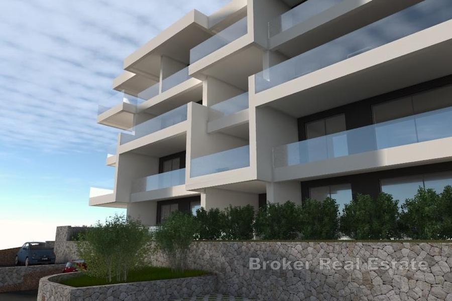 Apartmán se dvěma ložnicemi a výhledem na moře