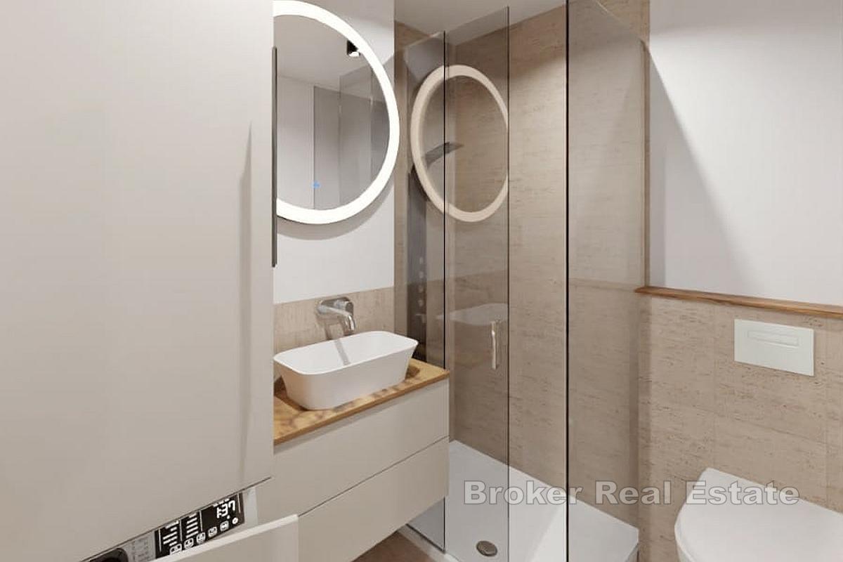 Nowoczesny apartament z dwiema sypialniami i widokiem na morze