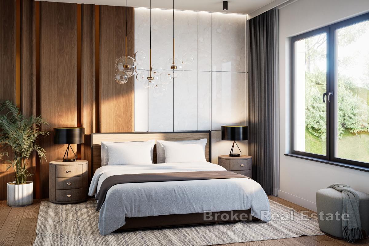 Mimořádný penthouse apartmán se střešní terasou v první řadě u moře