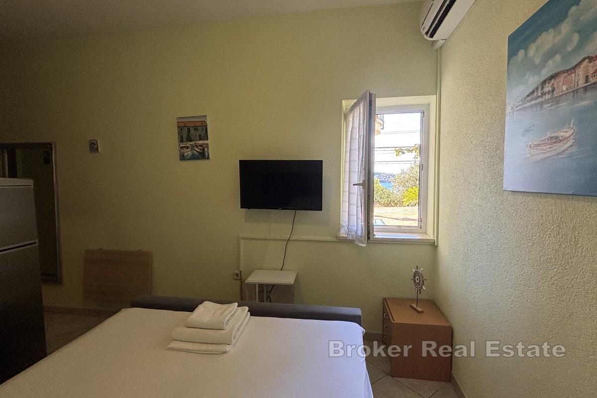 Studio apartman s terasom s pogledom na more