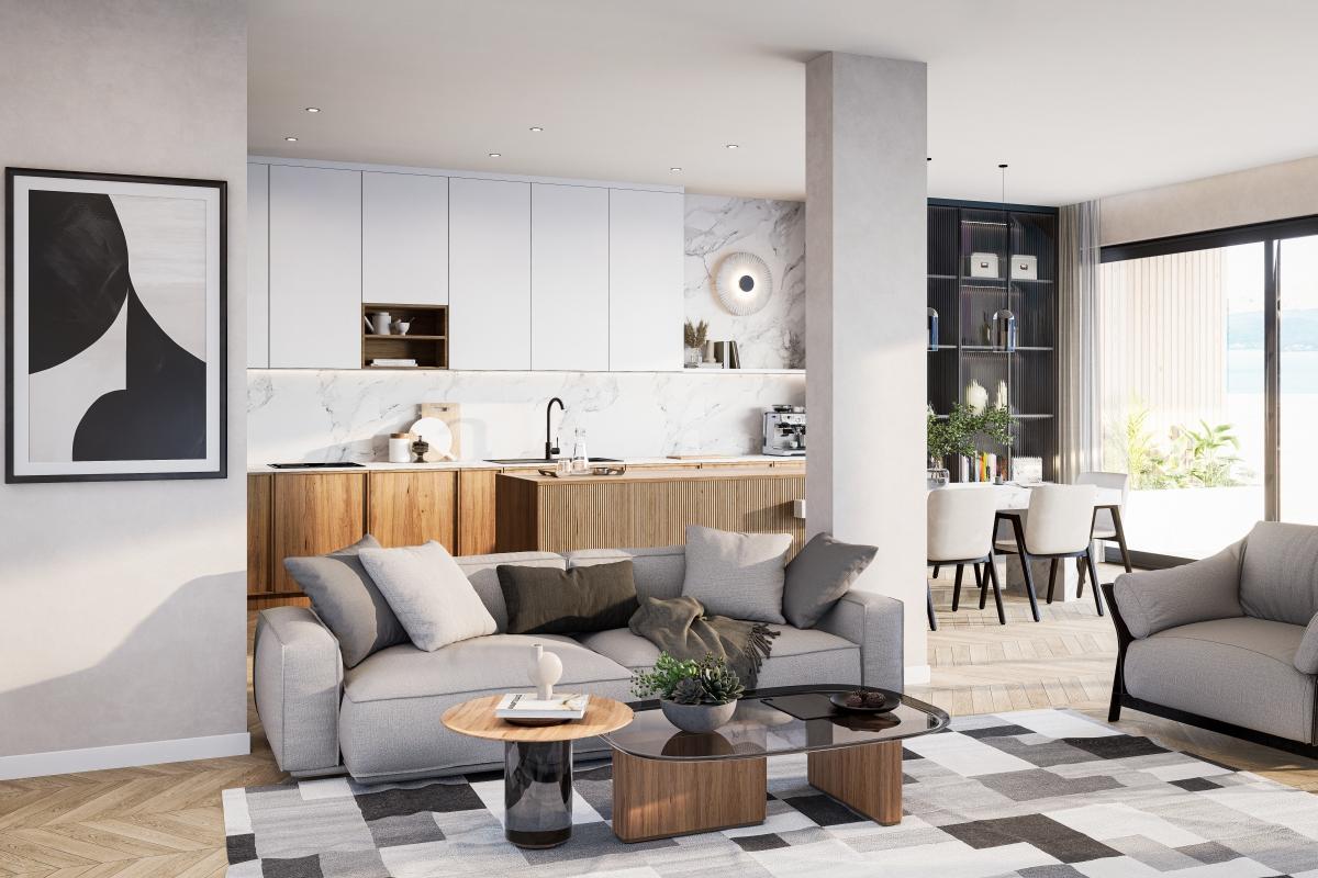 Einzigartige Maisonette-Wohnung in erster Reihe zum Meer