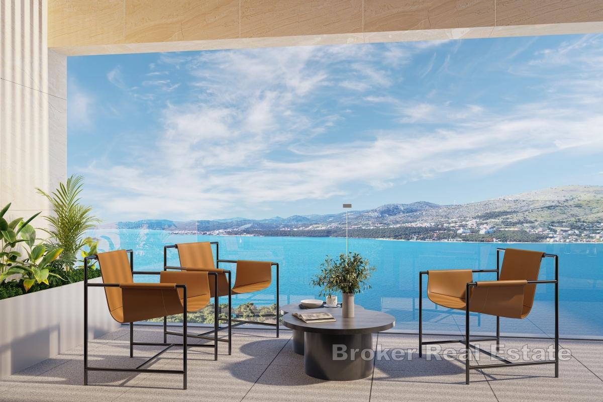 Luxusní dvoupokojový penthouse apartmán se střešní terasou