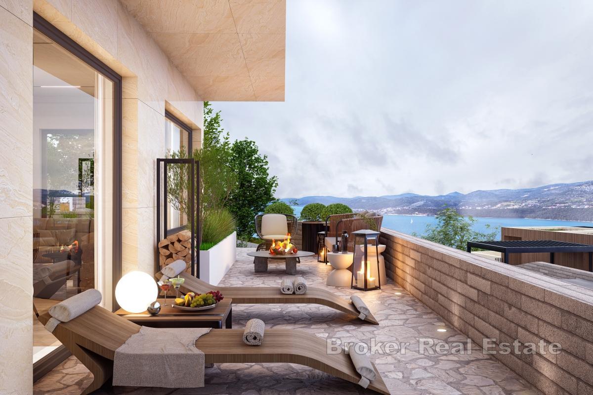 Appartement T3 avec terrasse dans un immeuble neuf en deuxième ligne de mer